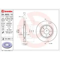 Brembo Remschijf 09.6932.11