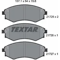 Textar 2172502 Remblokken