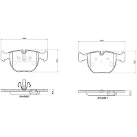 Brembo Remblokkenset, schijfrem P 06 118