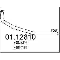 MTS Uitlaatpijp 01.12810