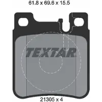 Textar Remblokset 2130501, achter