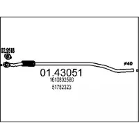 MTS 01.43051 Voorpijp