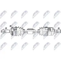 NTY NPW-KA-402 Aandrijfas