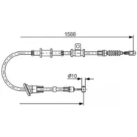 Bosch 1 987 482 246 Handremkabel