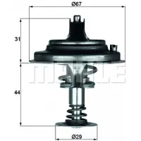MAHLE ORIGINAL TX 26 80D Thermostaat, koelvloeistof