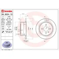 Brembo Remschijf 08.9504.10