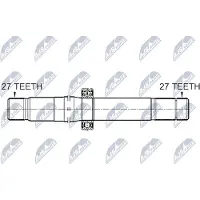 NTY Aandrijfas NWP-ME-003