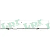 LPR Kabel, parkeerrem C1681B