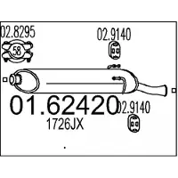 MTS 01.62420 Einddemper