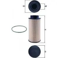 MAHLE ORIGINAL KX 182D Brandstoffilter