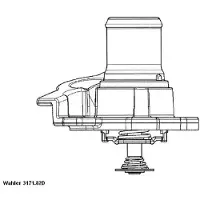 WAHLER 3171.82D Thermostaat, koelvloeistof