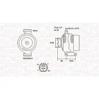 MAGNETI MARELLI 063731980010 Dynamo / Alternator