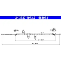 Ate 24.3727-1973.2 Handremkabel