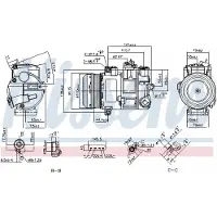 Nissens Compressor airconditioning 890696