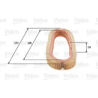 Valeo Luchtfilter 585693