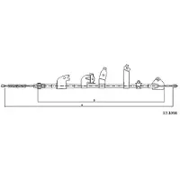 METZGER 17.1098 Handremkabel