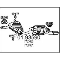 MTS 01.93590 Einddemper