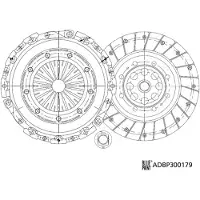 Blue Print Koppelingsset ADBP300179
