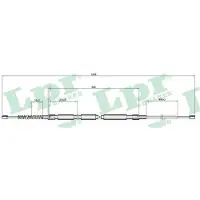 LPR C0811B Handremkabel