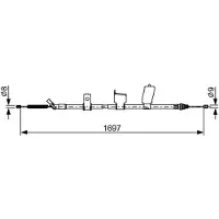 Bosch Remkabel, handrem 1 987 482 627