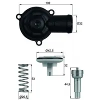 MAHLE ORIGINAL TI 220 87D Thermostaat, koelvloeistof