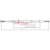 METZGER 10.9832 Handremkabel