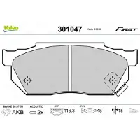 Valeo 301047 Remblokken