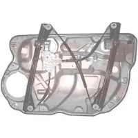 VAN WEZEL RAAMMECHANISME RECHTS VOOR ELEKTRISCH zonder MOTOR 4-deurs VW Polo 9N Met Paneel 5827266 Van Wezel voor o.a. VOLKSWAGEN