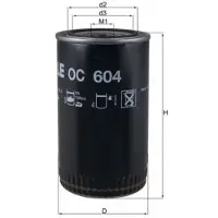 MAHLE ORIGINAL OC 604 Oliefilter