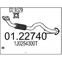 MTS 01.22740 Voorpijp