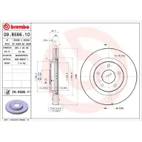 Brembo 09.B596.11 Remschijf