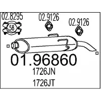 MTS 01.96860 Einddemper