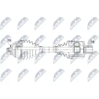 NTY NPW-BM-253 Aandrijfas