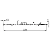 Bosch Trekkabel, parkeerrem 1 987 482 918