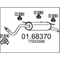 MTS 01.68370 Einddemper