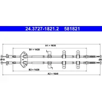 Ate Handremkabel 24.3727-1821.2 ATE voor o.a. MAZDA
