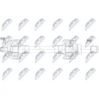 NTY NPW-BM-241 Aandrijfas