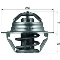 MAHLE ORIGINAL TX 100 89D Thermostaat, koelvloeistof