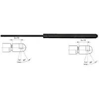 METZGER 2110401 Gasveer achterklep