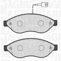 MAGNETI MARELLI Remblokkenset, schijfrem 363916060642