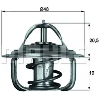 MAHLE ORIGINAL Thermostaat, koelvloeistof TX 1 87D