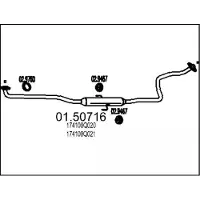 MTS Middendemper 01.50716