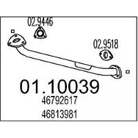 MTS 01.10039 Voorpijp