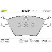 Valeo 301231 Remblokken