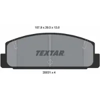 Textar Remblokset 2003101, achter