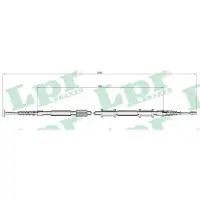 LPR C0340B Handremkabel