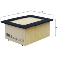 MAHLE ORIGINAL Lx628 Bmw R1100s Luchtfilter
