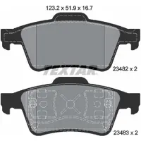 Textar Remblokset 2348202, achter