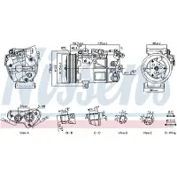 Nissens Airco-compressor 891141