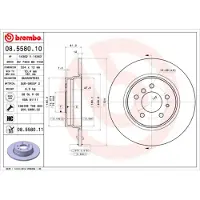 Brembo 08.5580.11 Remschijf